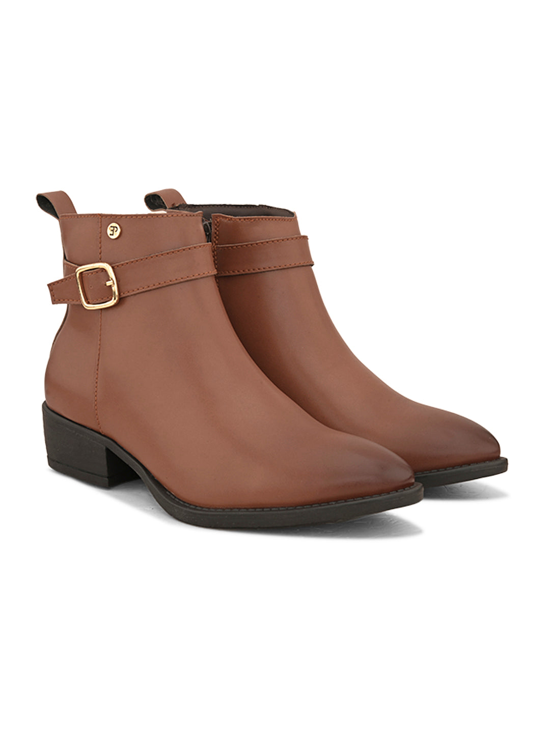 EL PASO Women Faux Leather Casual Chelsea Boots-13