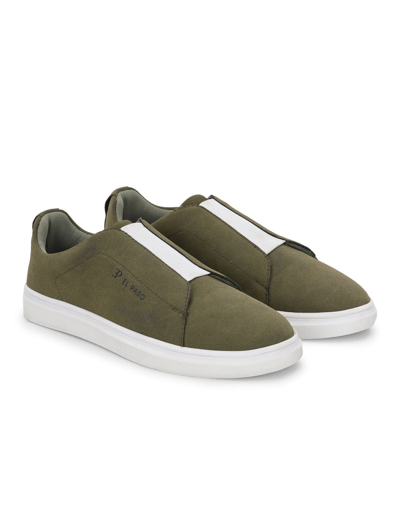 El PASO Men Round Toe Comfort Insole Lightweight Slip-On Sneakers - EP5204-7