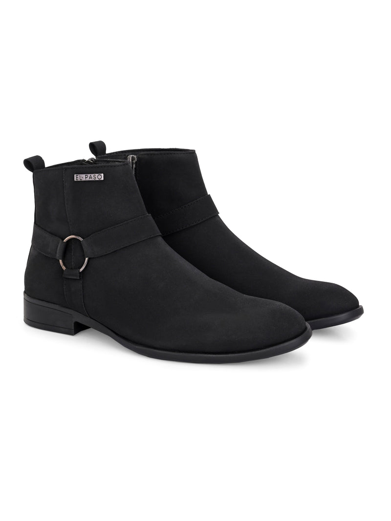 El Paso Men Faux Leather Casual Chelsea Boots-7