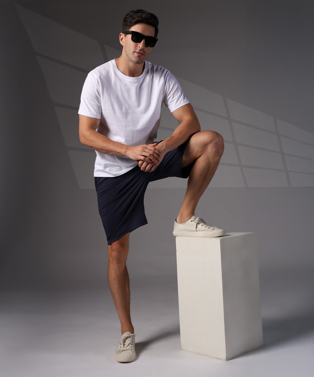 Naturefab Men’s Organic Bamboo Shorts Mood Indigo-7