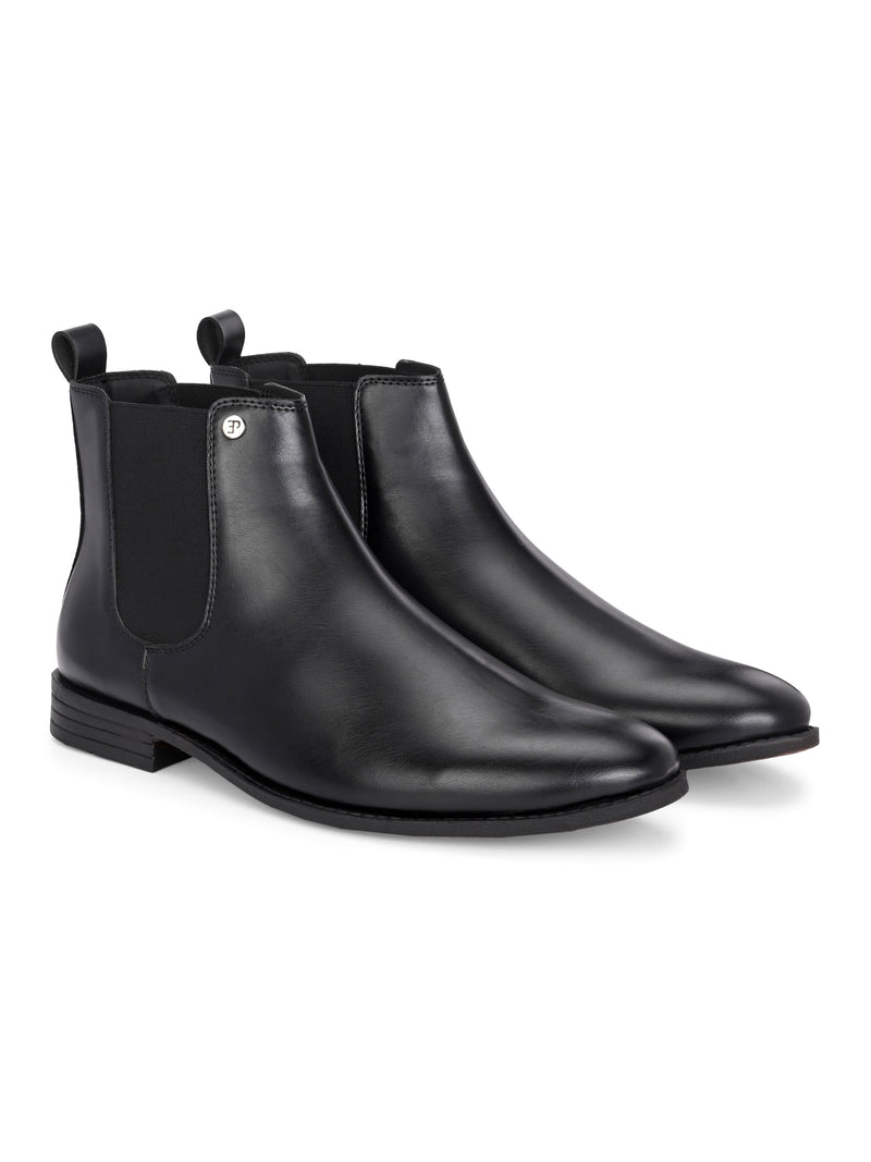 El Paso Men Faux Leather Casual Chelsea Boots-6
