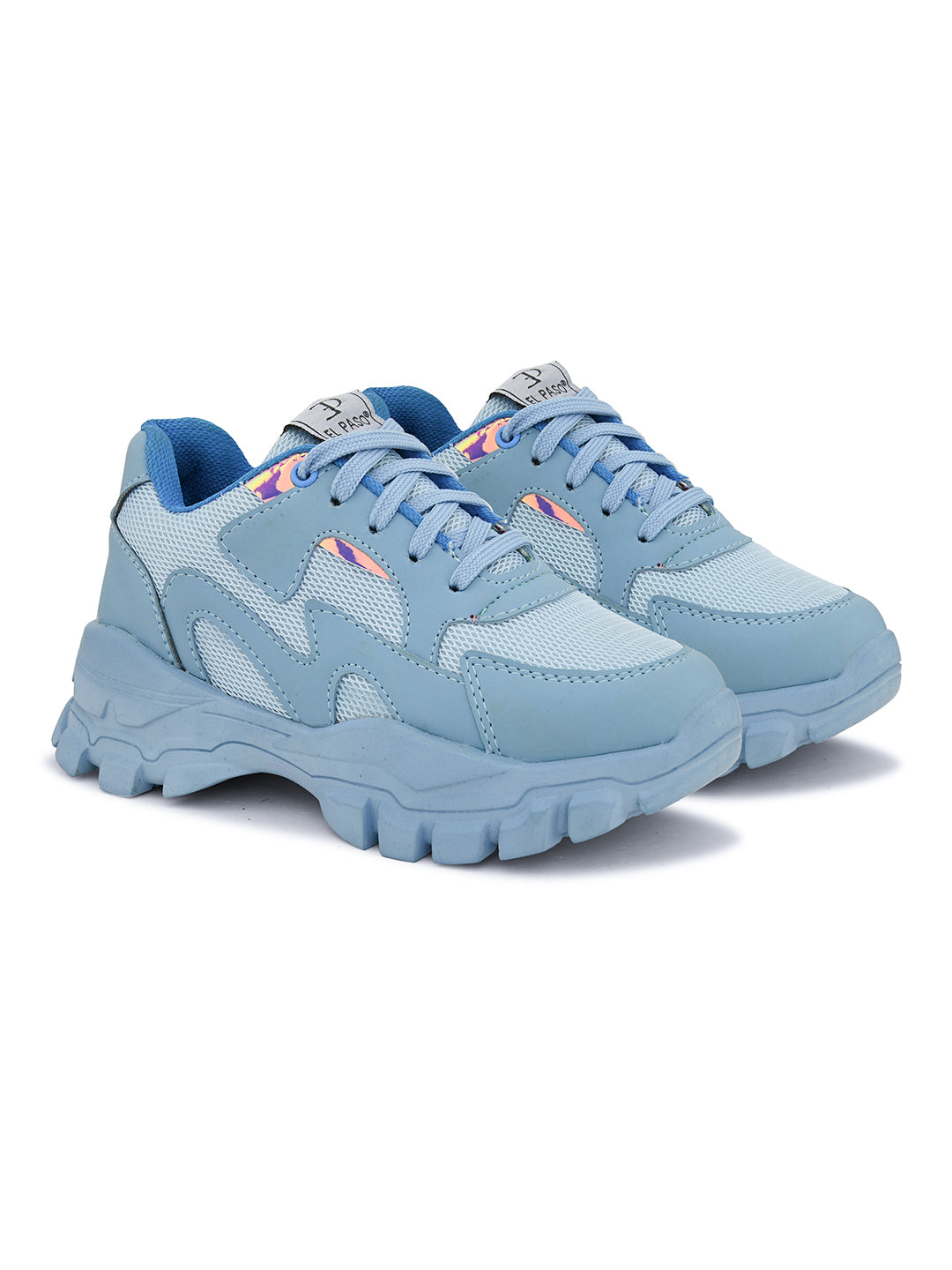 Lace-Ups Round Toe Women Sneakers-11