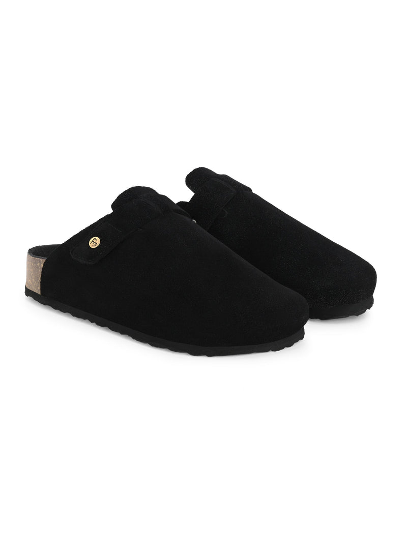 Black Women Slip On Casual Sandals for comfortable and classy look