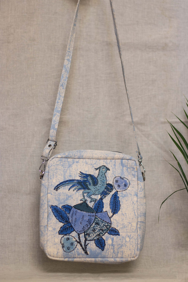 Sling Bag Tree of Life • Blue-6