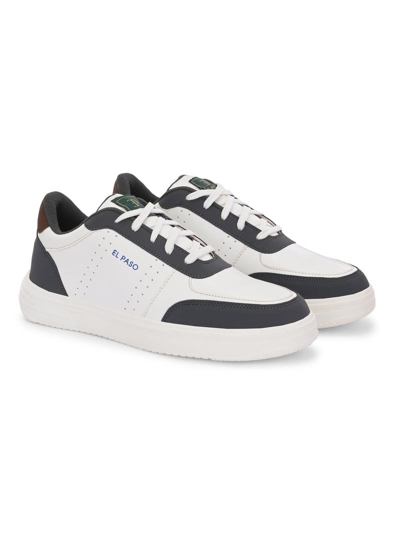 Men Colourblocked Round Toe Lightweight Sneakers-5