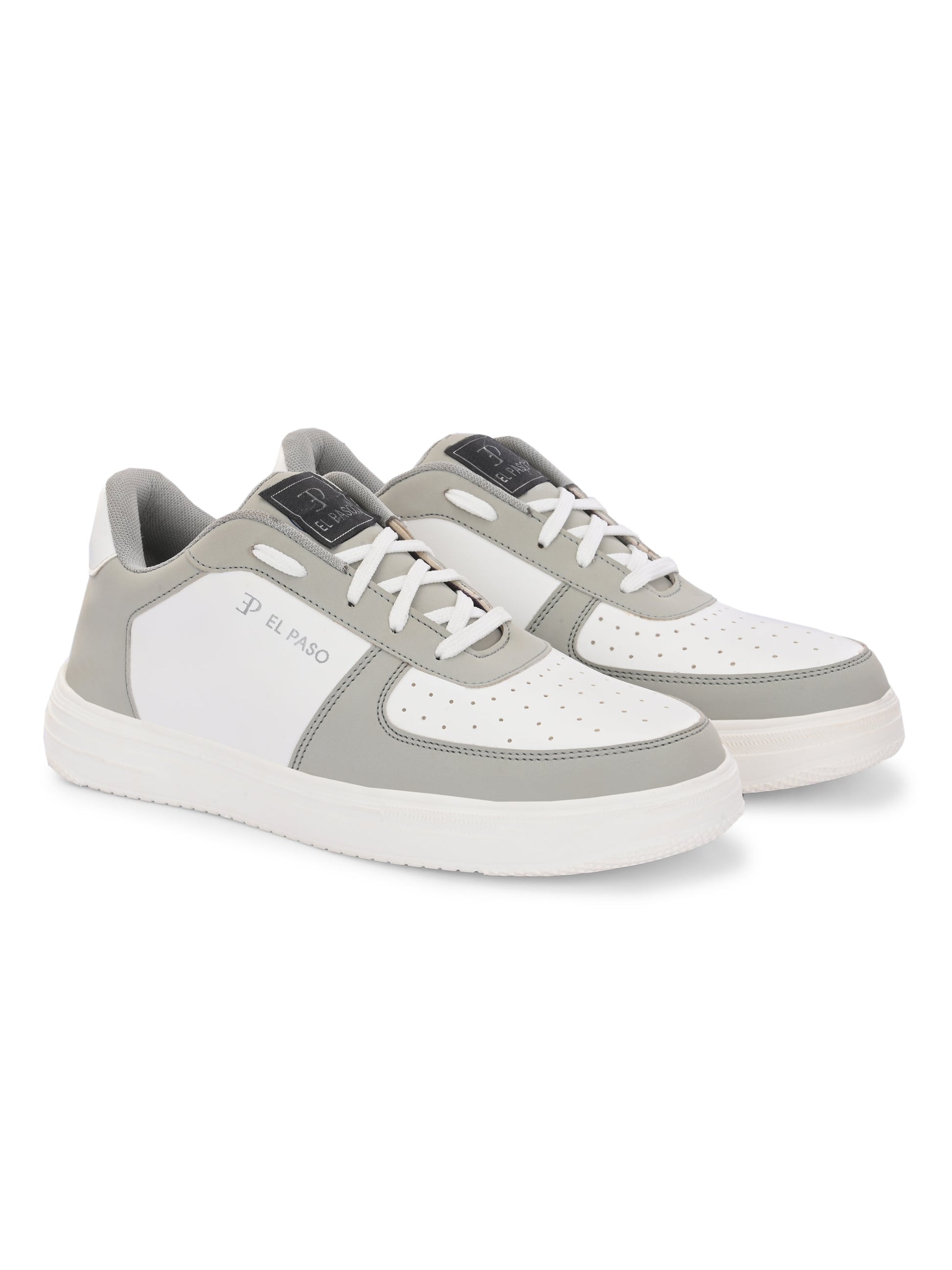 Men Solid Lace Up Sneakers-12