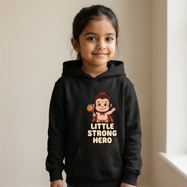 (Set of 2) Dream Big & Little Strong Hero Kids Hoodie Combo-4