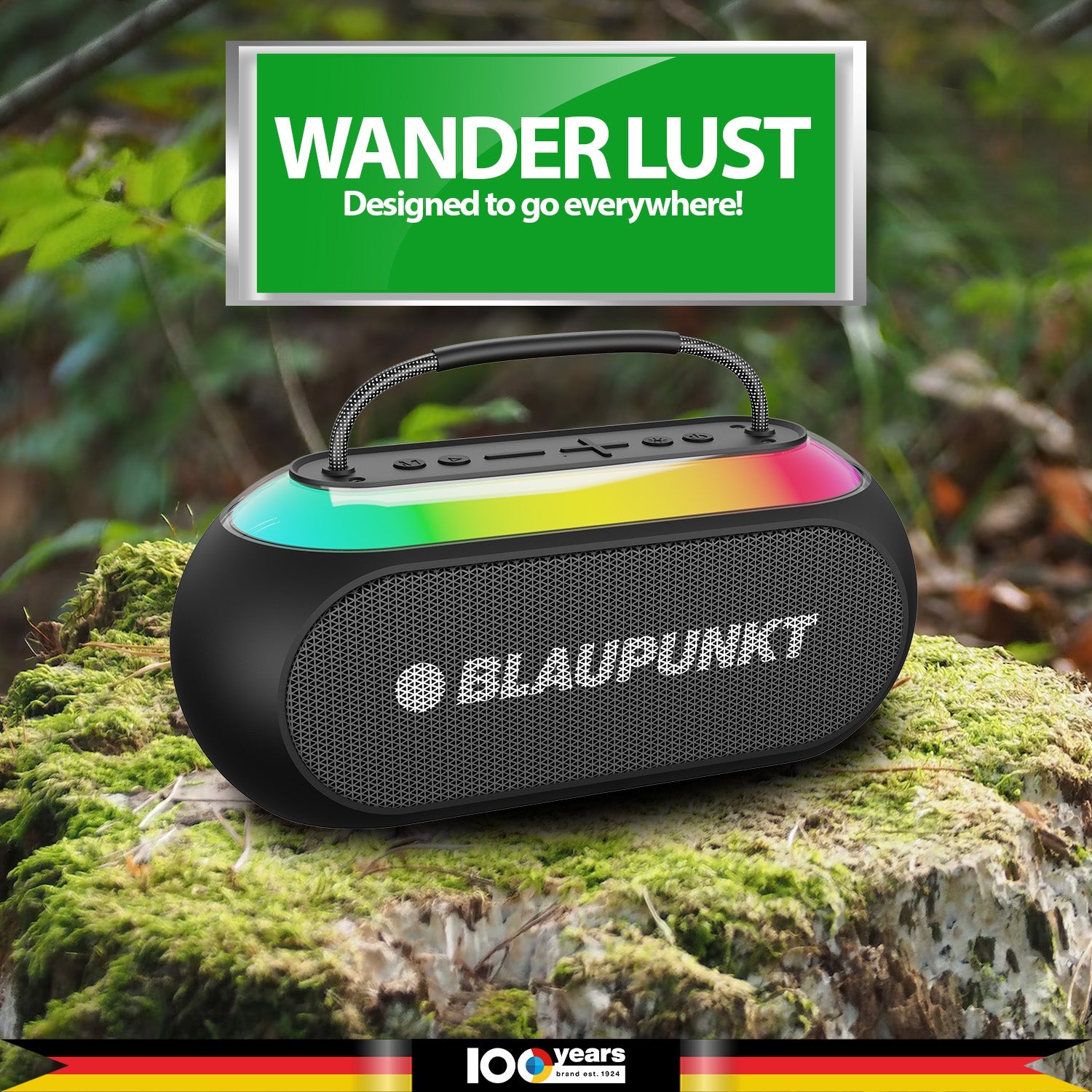 Atomik Kolors Boombox Portable Party Speaker (Black)-9