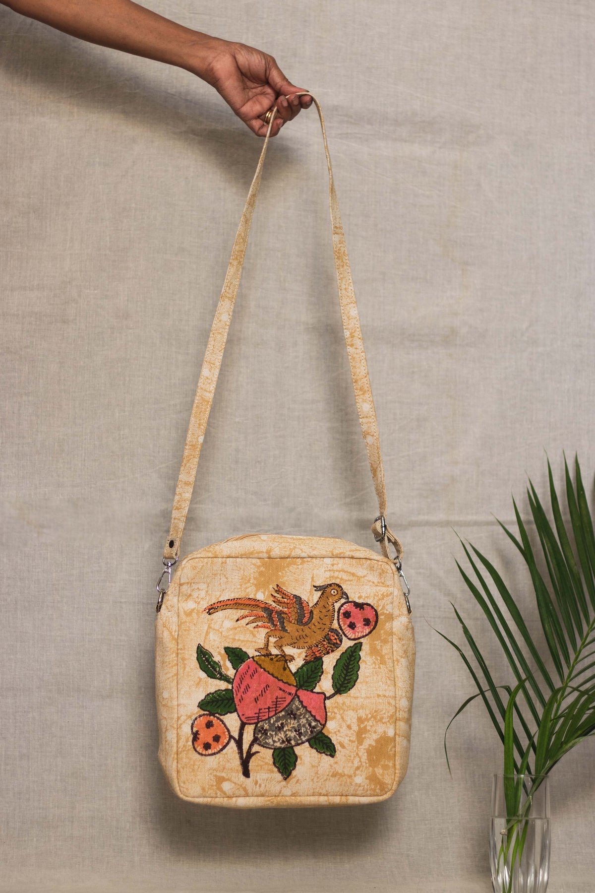 Sling Bag Tree of Life • Beige-7
