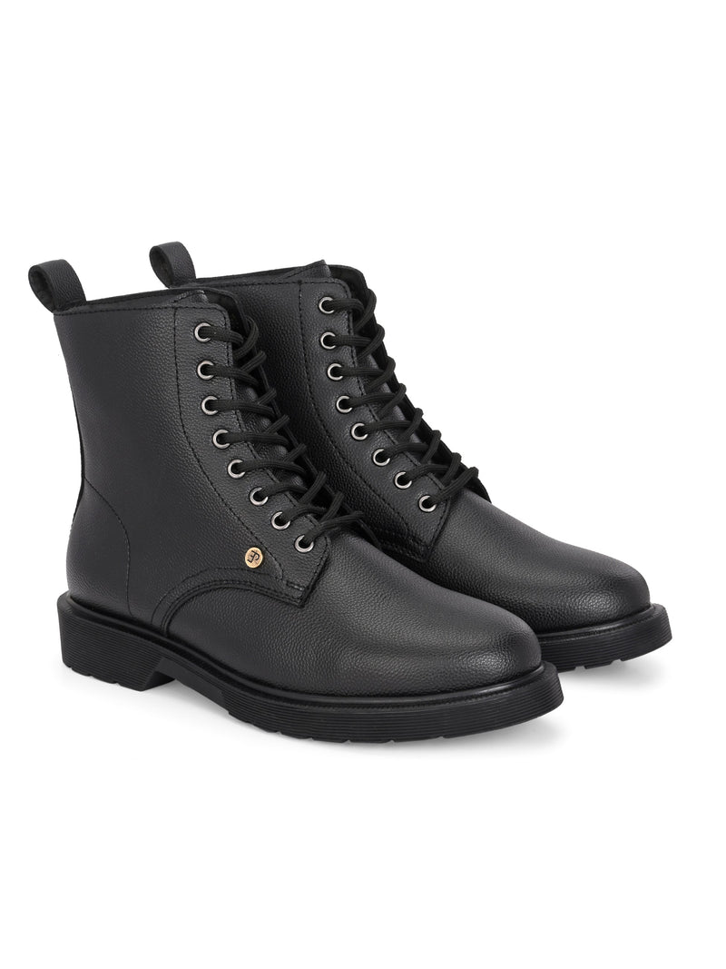 El Paso Women Faux Leather Casual Lace Up Boots-7