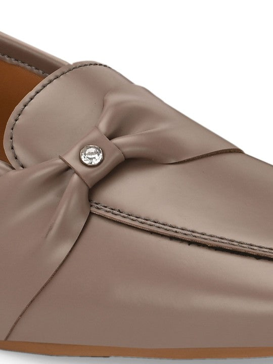 El Paso Women Mules with Bows Flats-13