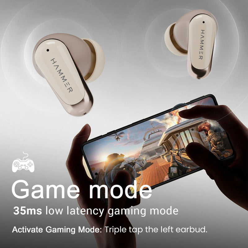 Hammer Aura Wireless Ear Buds with 32dB ANC, 4-Mic ENC,50H Playtime-12