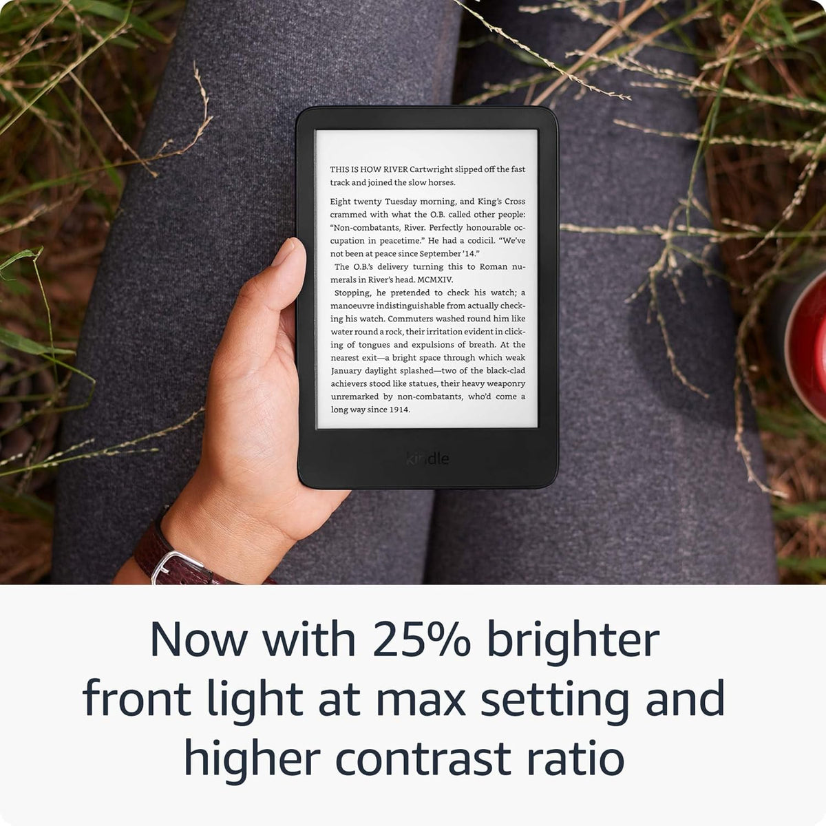 New Amazon Kindle (16 GB) - Lightest and most compact Kindle, with glare-free display, faster page turns, adjustable front light, and long battery life - Matcha + 3 Months of Kindle Unlimited (with auto-renewal) ****SEALED****
