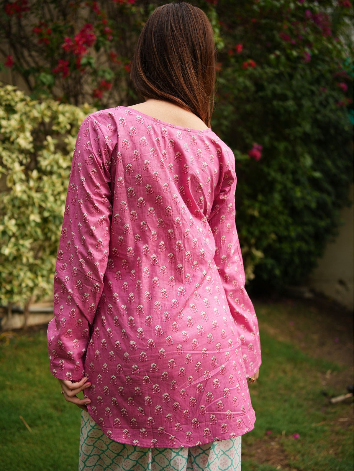 Haseena Farshi Two Piece Cotton Set for Women