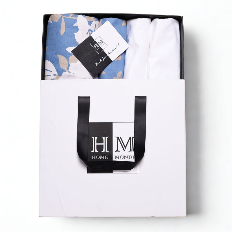 Premium Bedsheet & Cushion Covers Combo Set | Gift-Ready Box-1