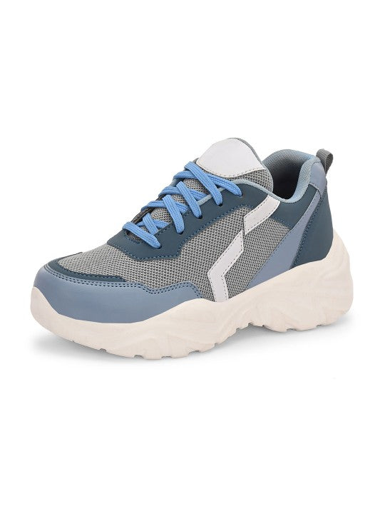 El Paso Women Lightweight Colourblocked Sneakers-5
