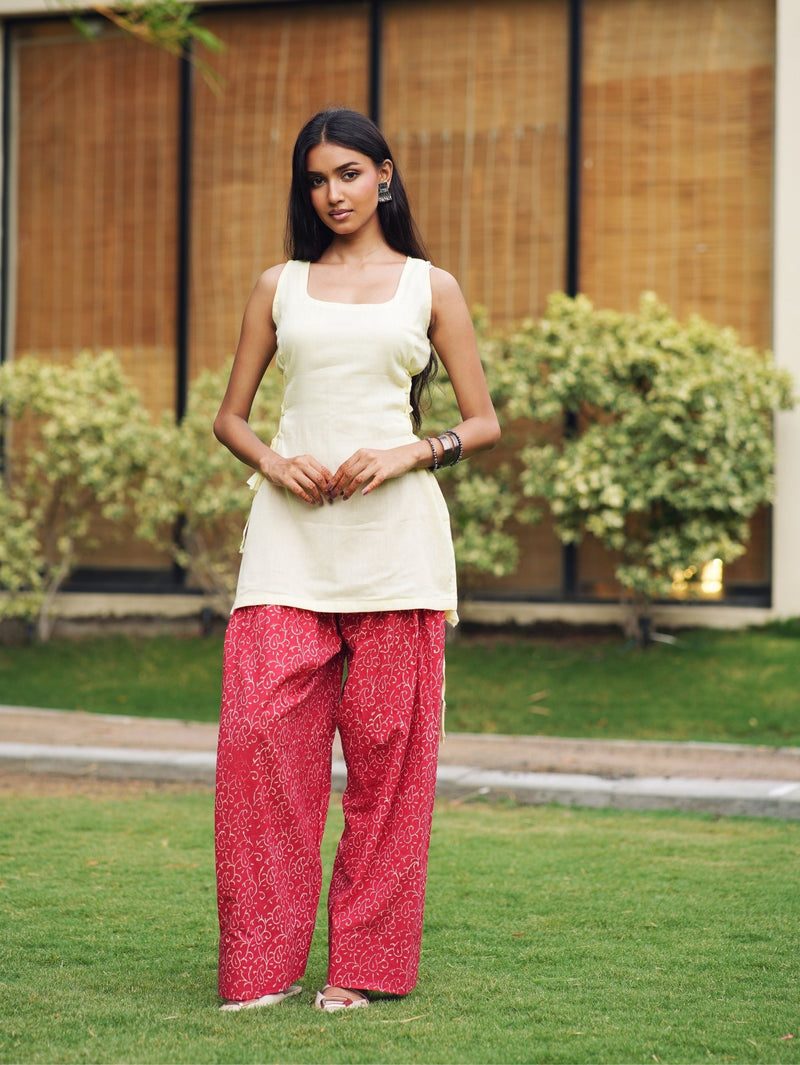 Tani Farshi Three Piece Cotton Suit Set for Women
