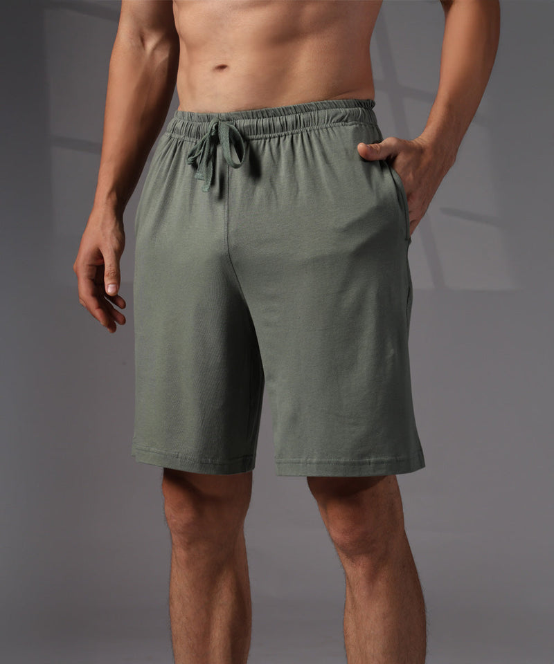 Naturefab Men's Organic Bamboo Co-ord Granite Green-8