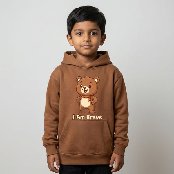 (Set of 2) Oops & I Am Brave Kids Hoodie Combo-4
