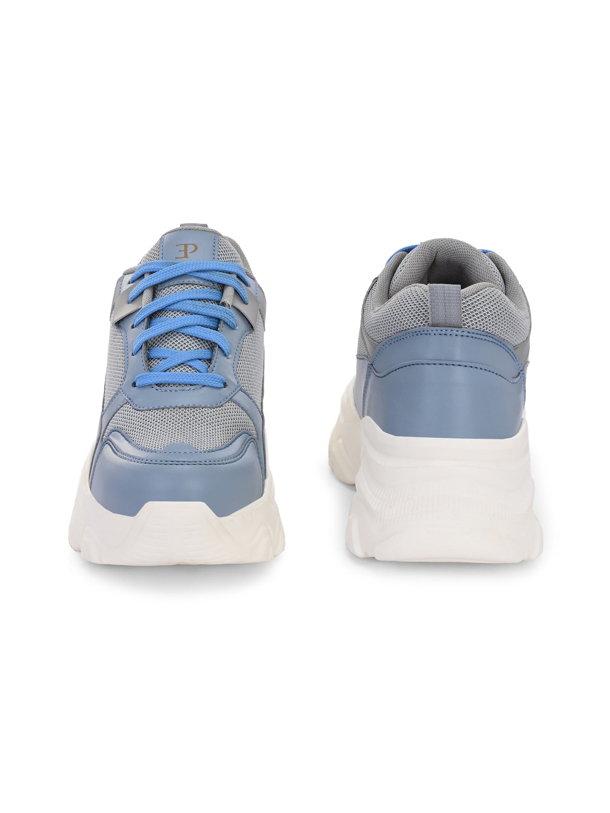 EL PASO Women Faux Leather Casual Lace Up Sneakers-7