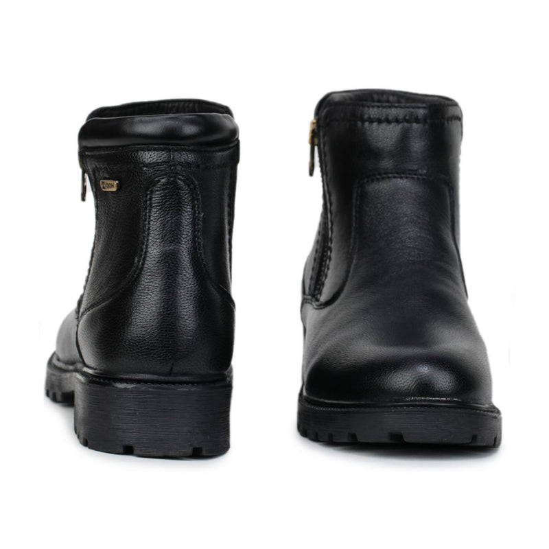 Genuine Leather Zipper Boots for Women - 9051