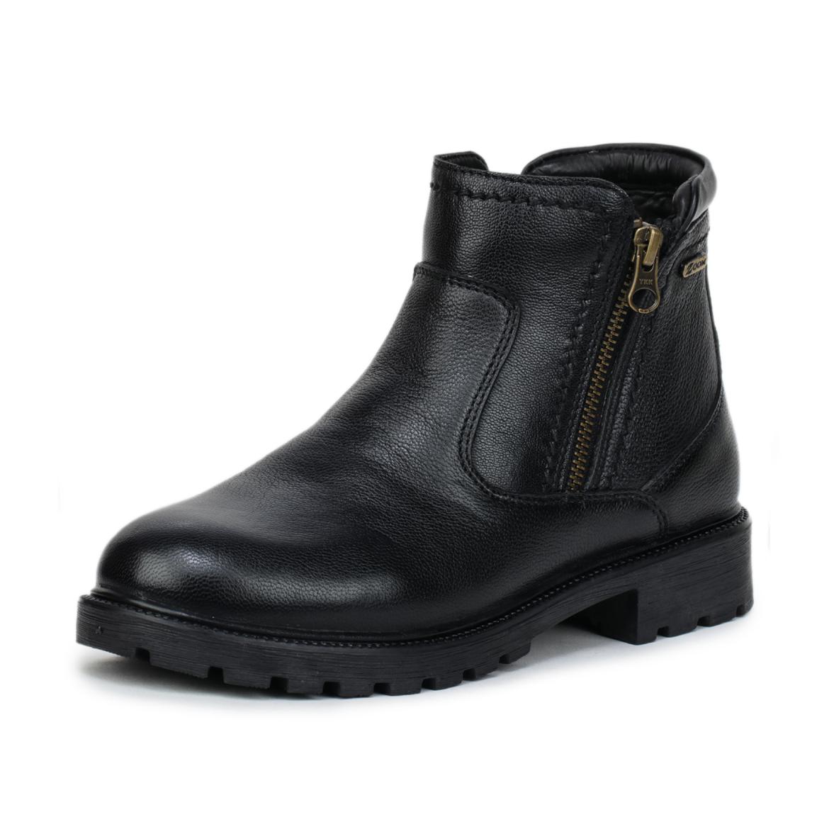 Genuine Leather Zipper Boots for Women - 9051