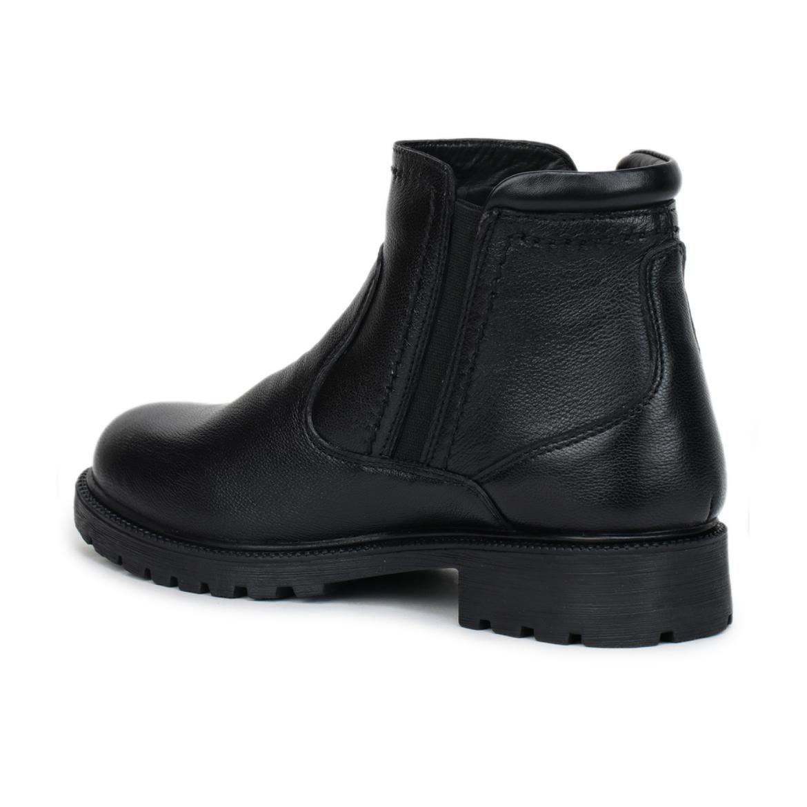 Genuine Leather Zipper Boots for Women - 9051
