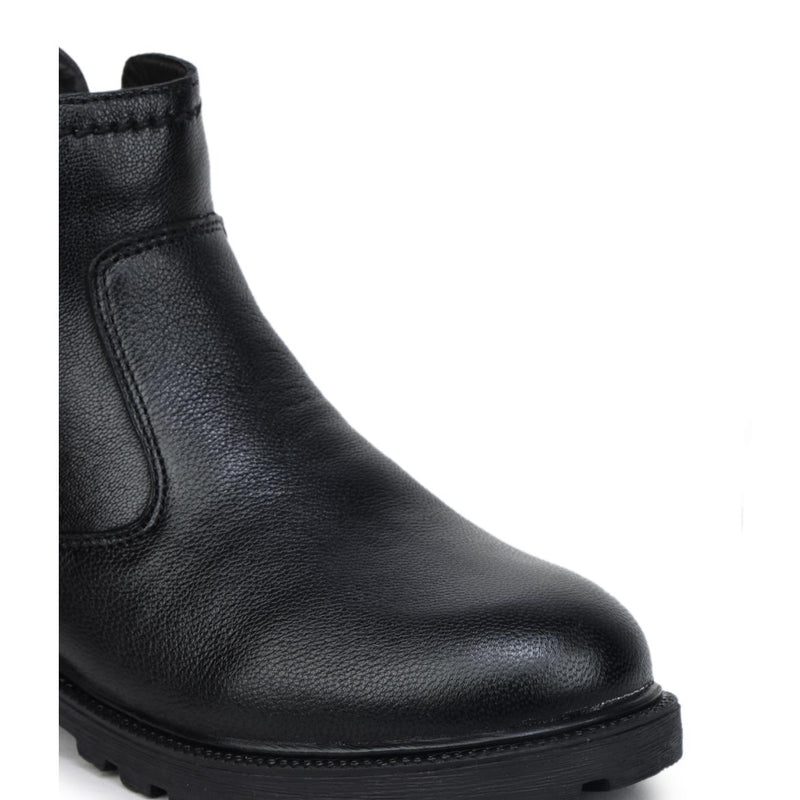 Genuine Leather Zipper Boots for Women - 9051