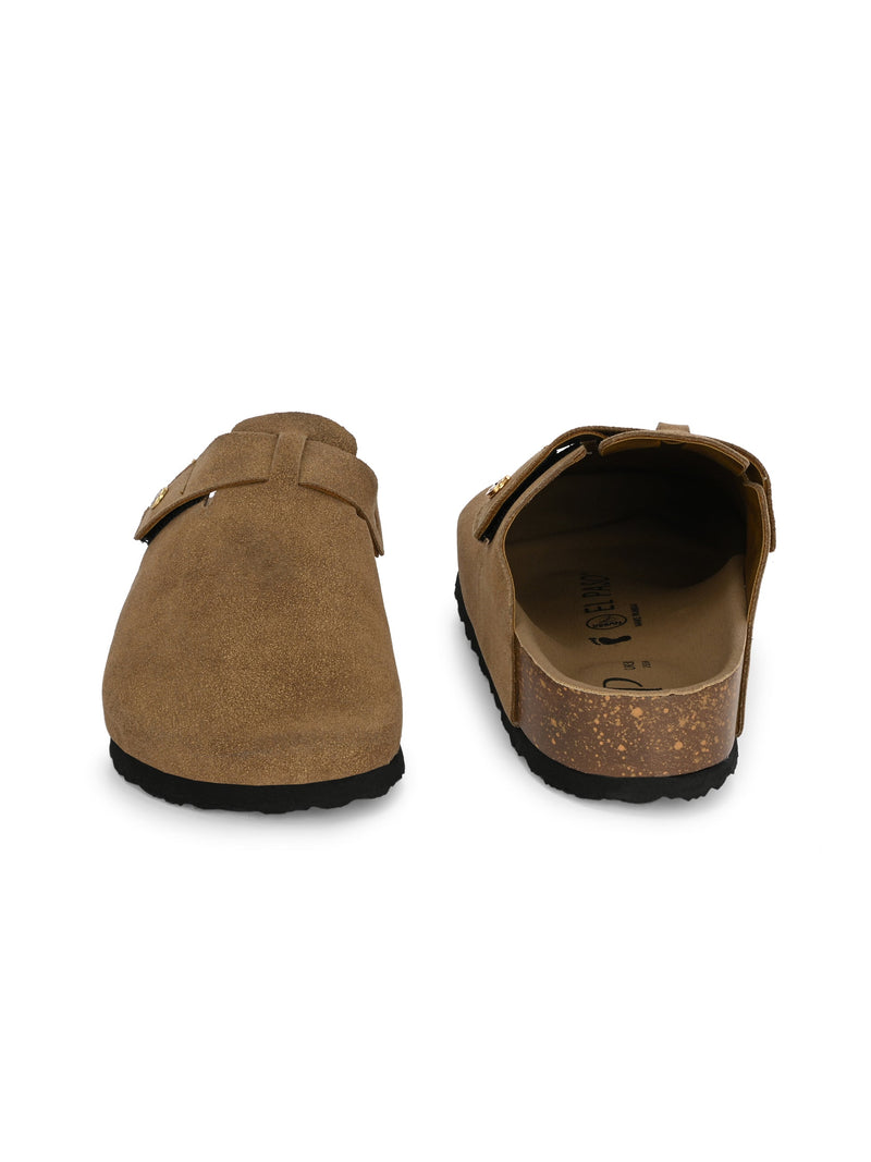 EL PASO Men Faux Leather Casual Slip On Sandals-7