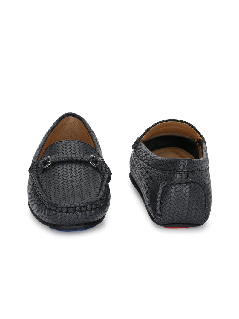 El PASO Textured Round Toe Lightweight Loafers For Women-8