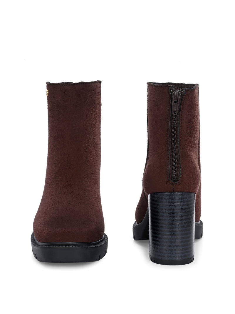 EL PASO Women Faux Leather Casual Chelsea Boots-39