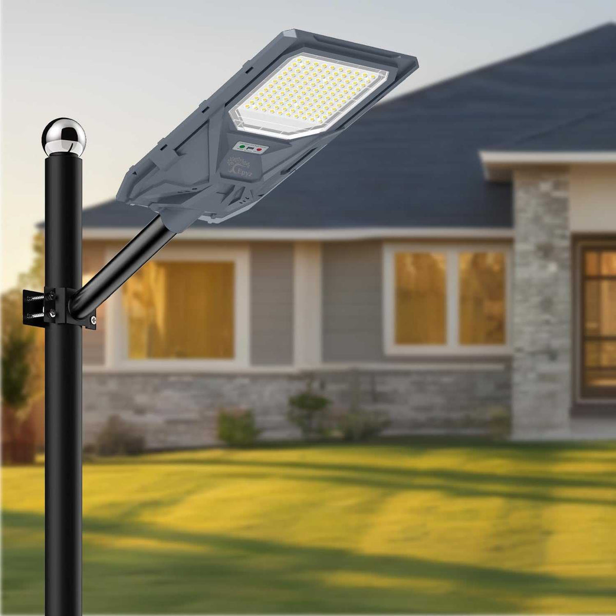 100W SOLAR STREET LIGHT WITH MOTION SENSOR