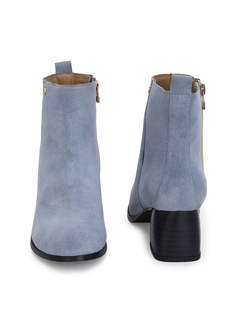 El Paso Women Faux Leather Casual Chelsea Boots-7