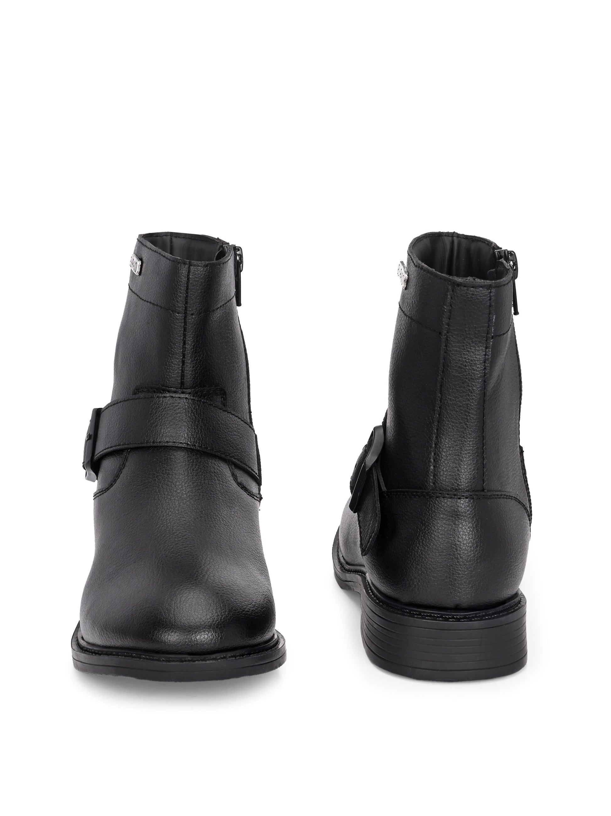 El Paso Women Faux Leather Casual Chelsea Boots-6