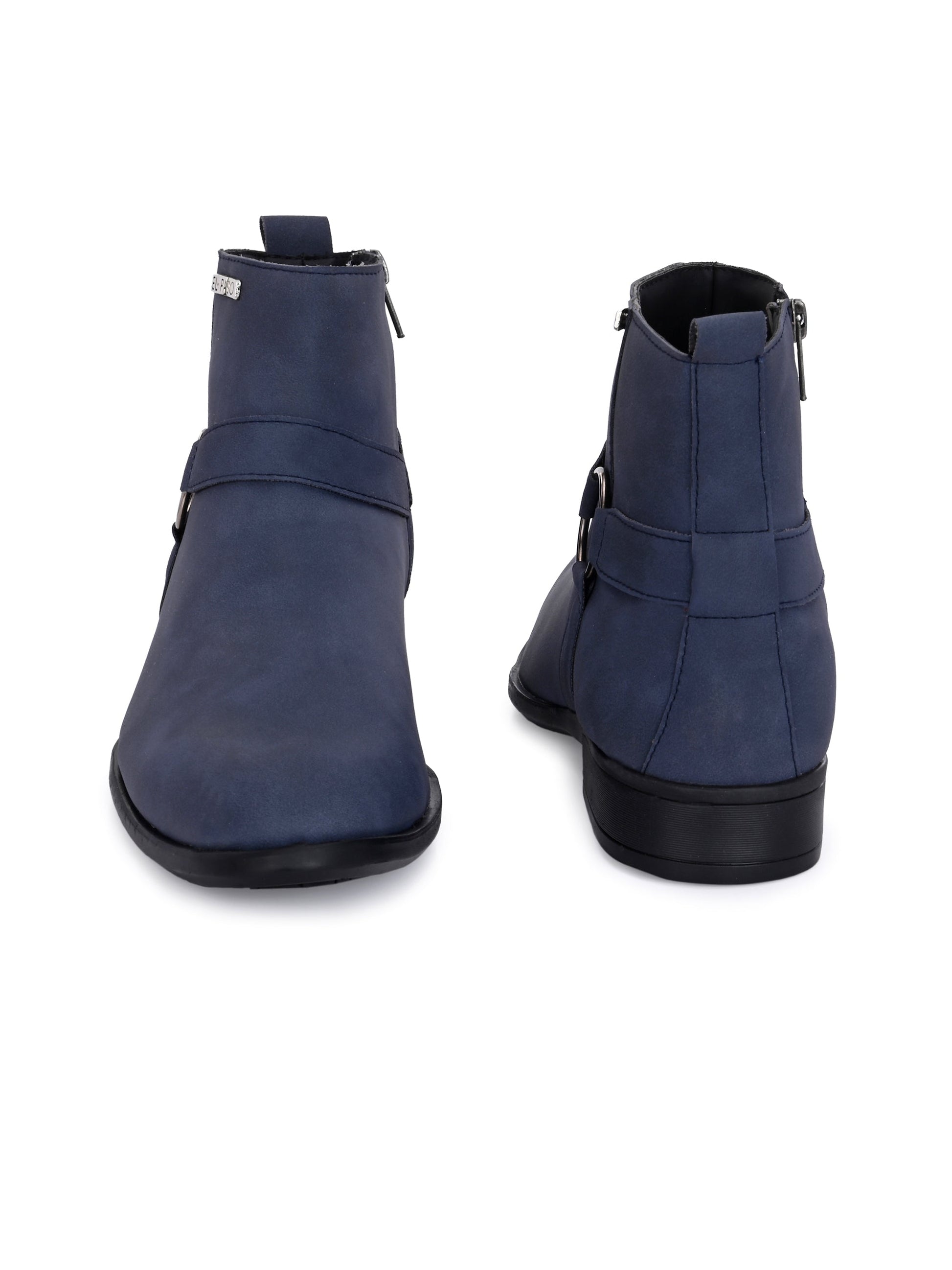 El Paso Men Faux Leather Casual Chelsea Boots-17