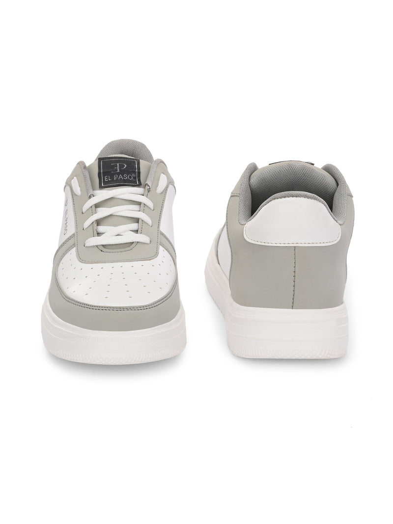 Men Solid Lace Up Sneakers-13