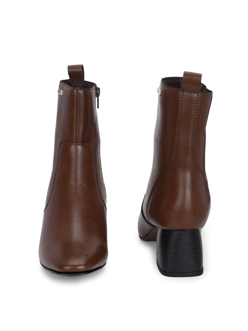 El Paso Women Faux Leather Casual Chelsea Boots-14