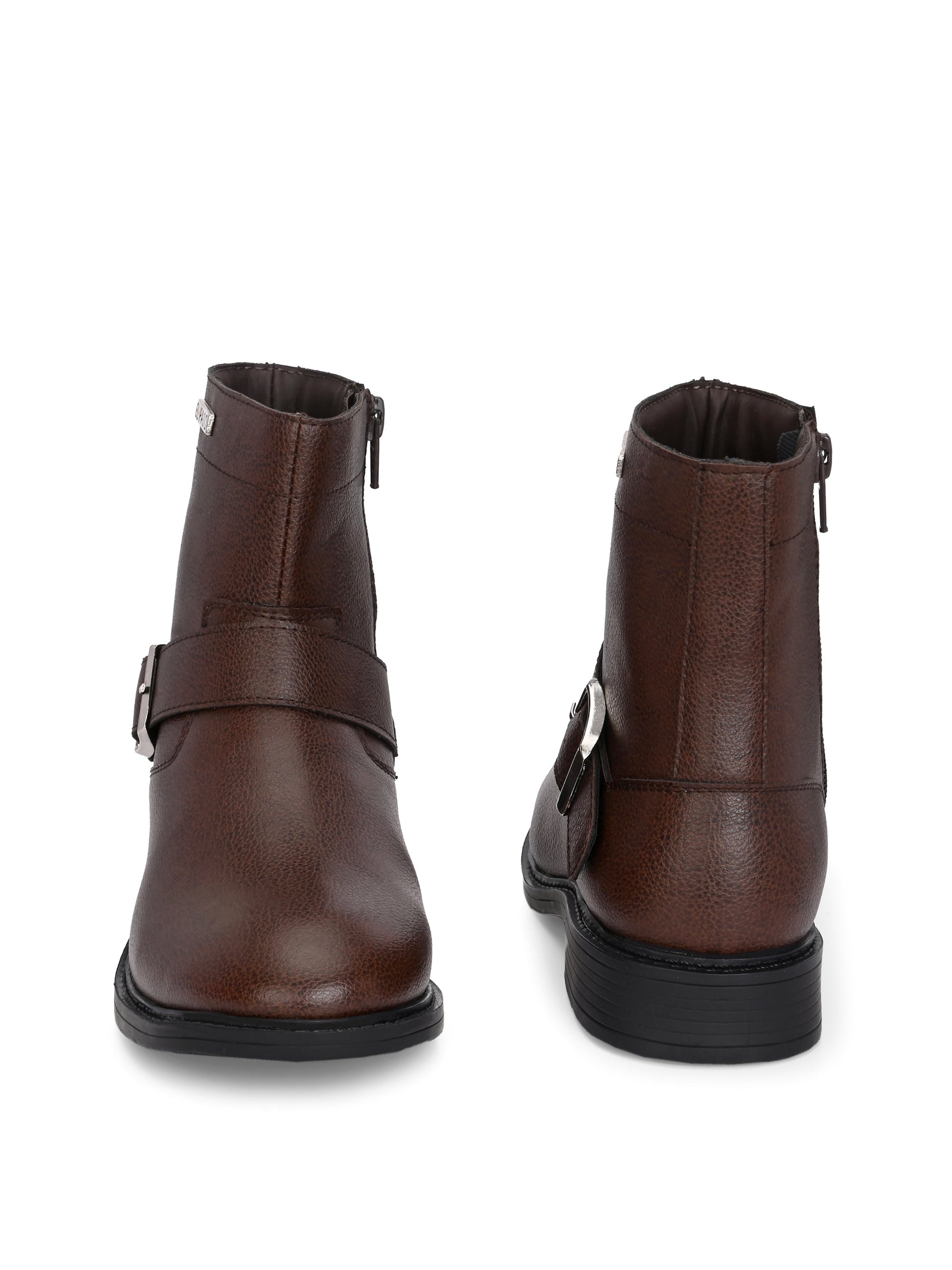 El Paso Women Faux Leather Casual Chelsea Boots-14