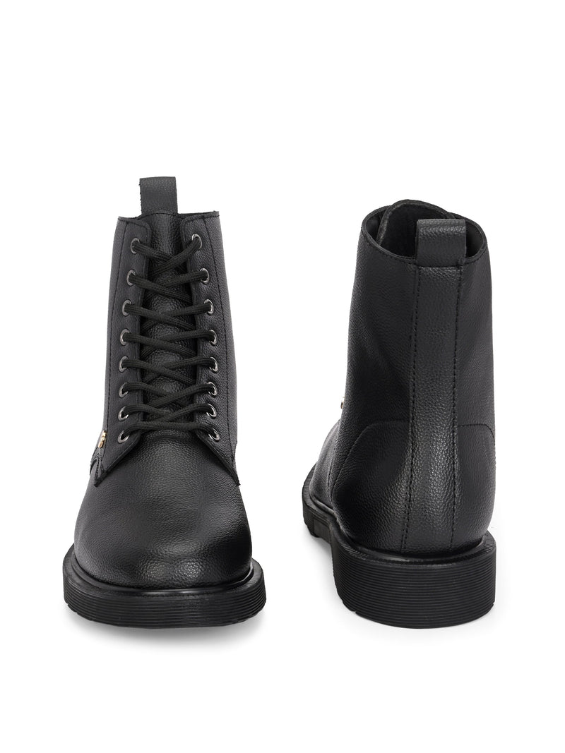 El Paso Women Faux Leather Casual Lace Up Boots-8