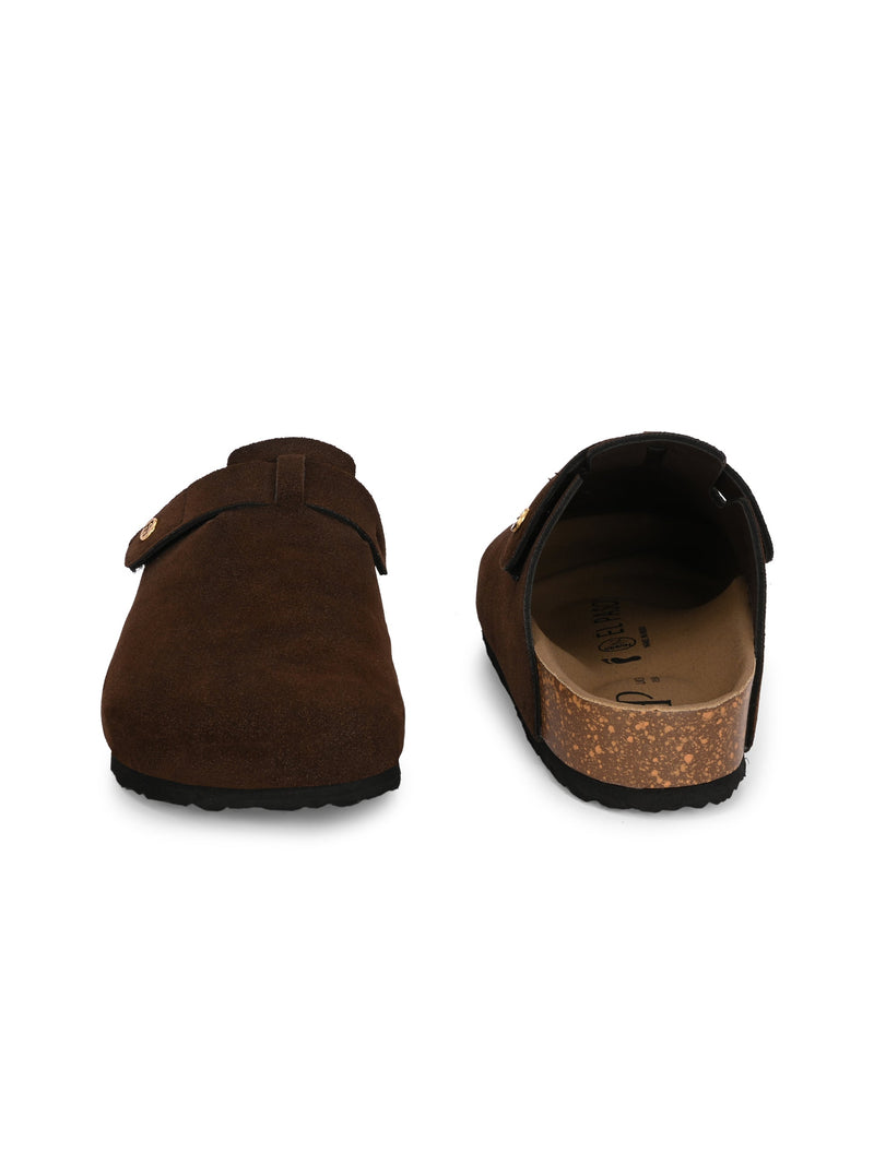 EL PASO Men Faux Leather Casual Slip On Sandals-39