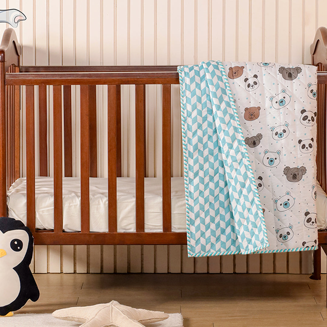 Baby Panda and Friends - Printed Baby Blanket-8