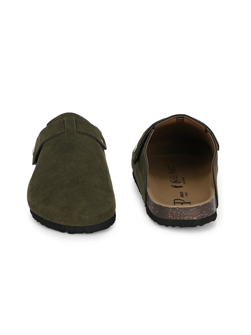 EL PASO Men Faux Leather Casual Slip On Sandals-31