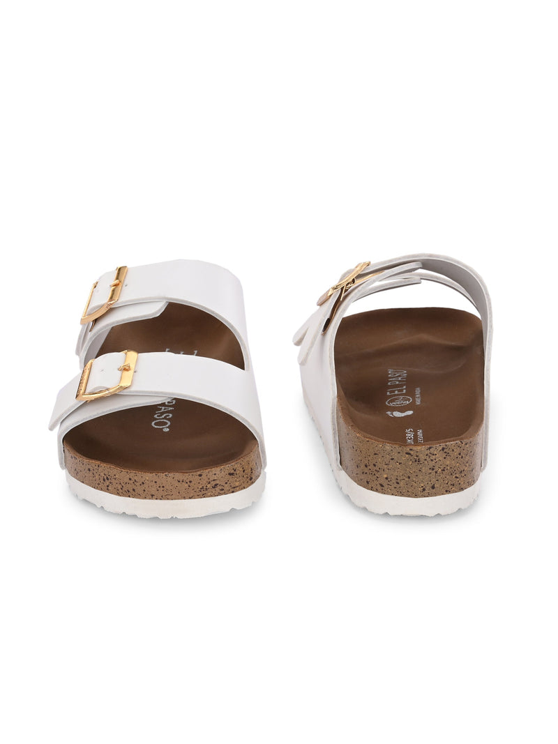 Luxurious Camel Leather Double-Strap Sandal For Women-32