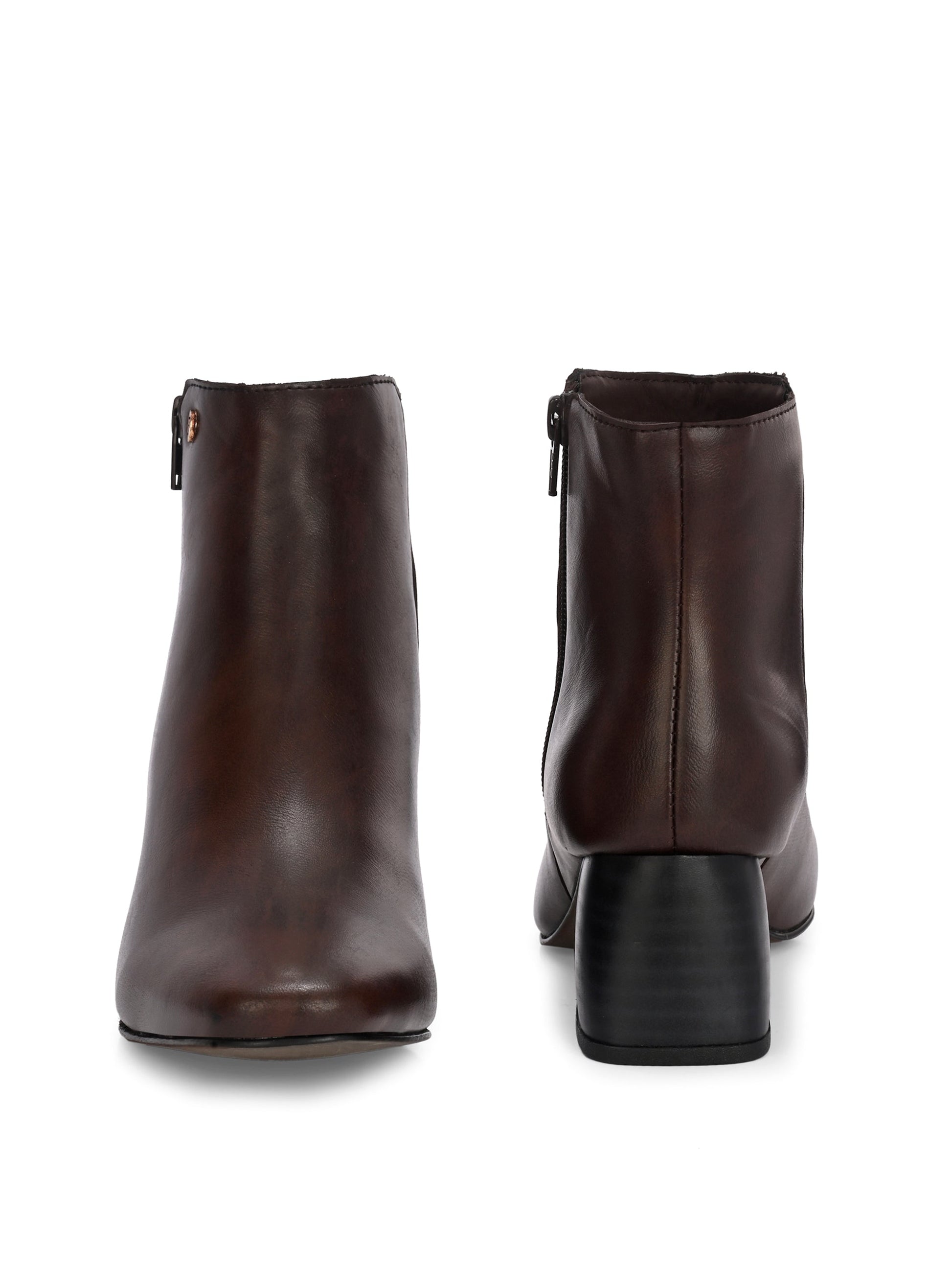 EL PASO Women Suede Faux Leather Casual Chelsea Boots-15