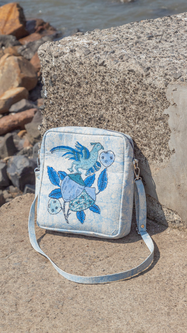 Sling Bag Tree of Life • Blue-7