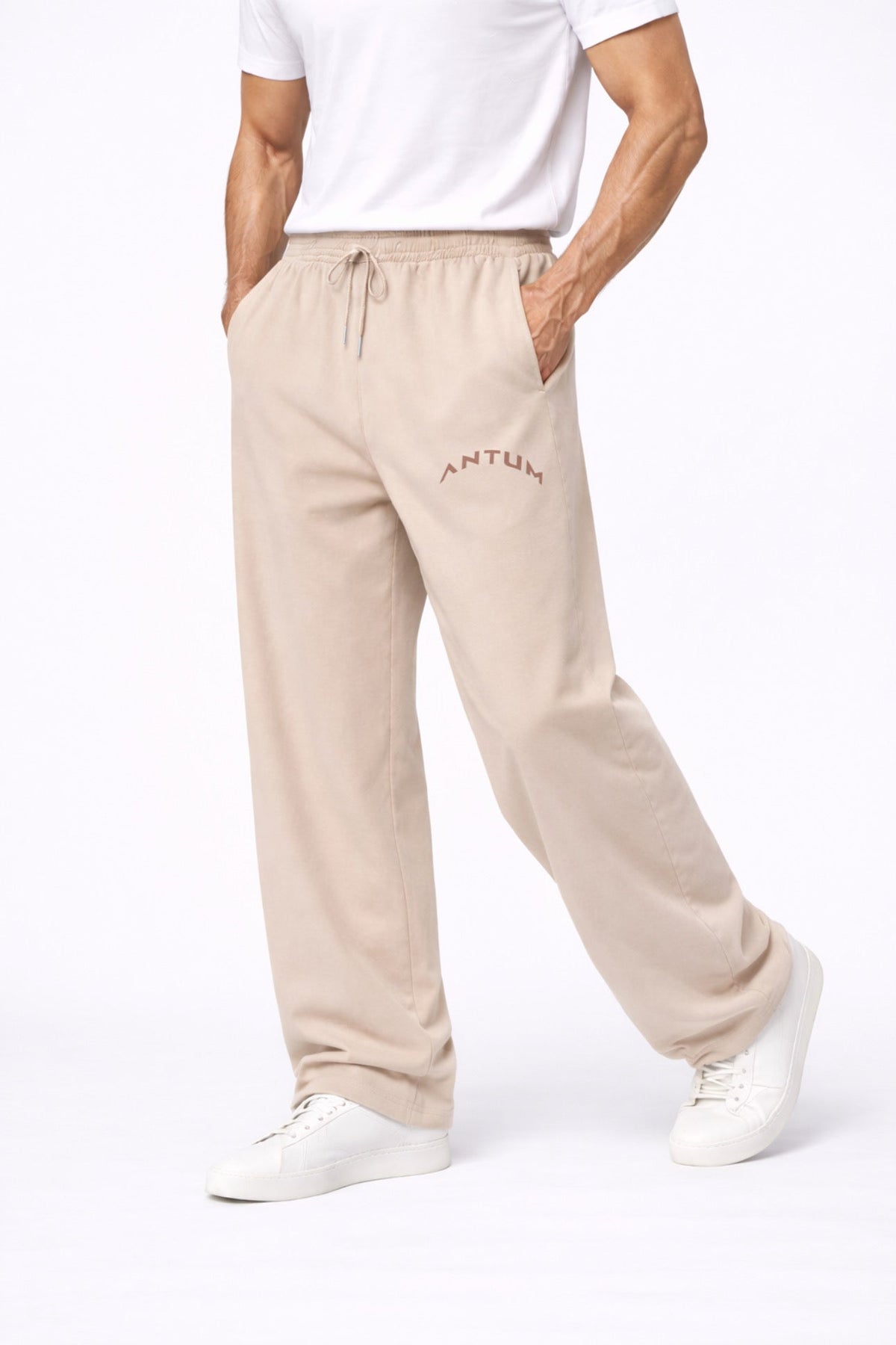 Beige colour Joggers