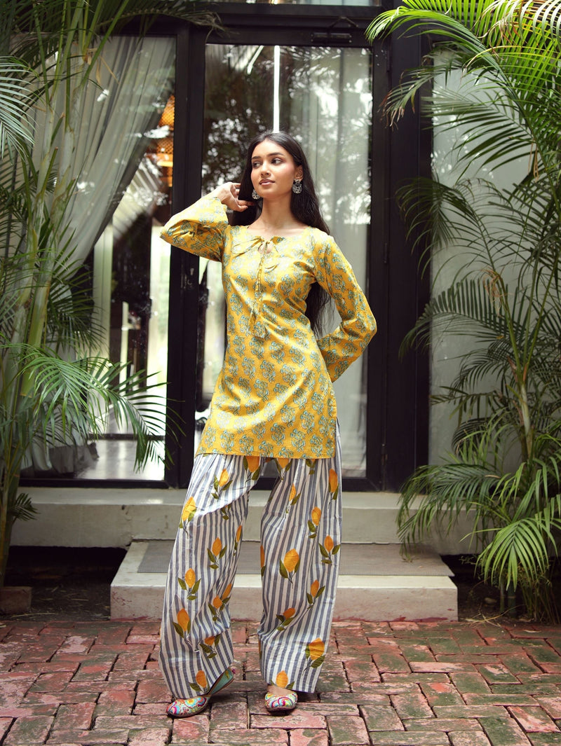 Jiya Farshi Two Piece Cotton Set for Women