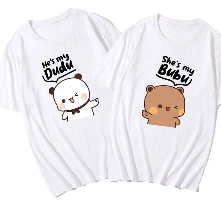 Dudu Bubu Love T-Shirts (Pack of 2) 👑
