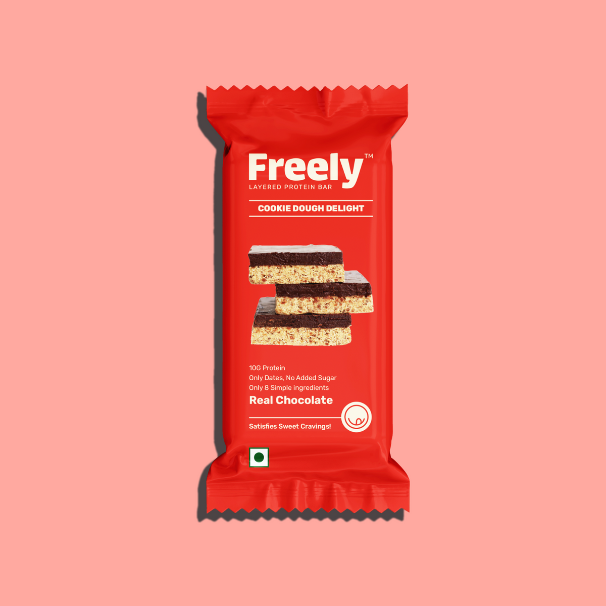 Cookie Dough Delight Layered Protein Bar