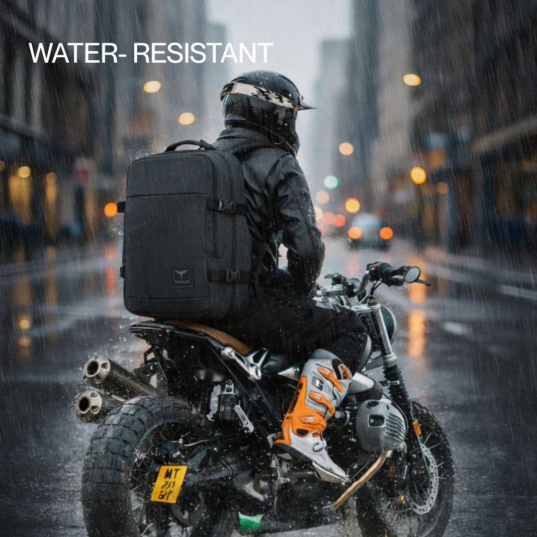 Commuter Black backpack-9